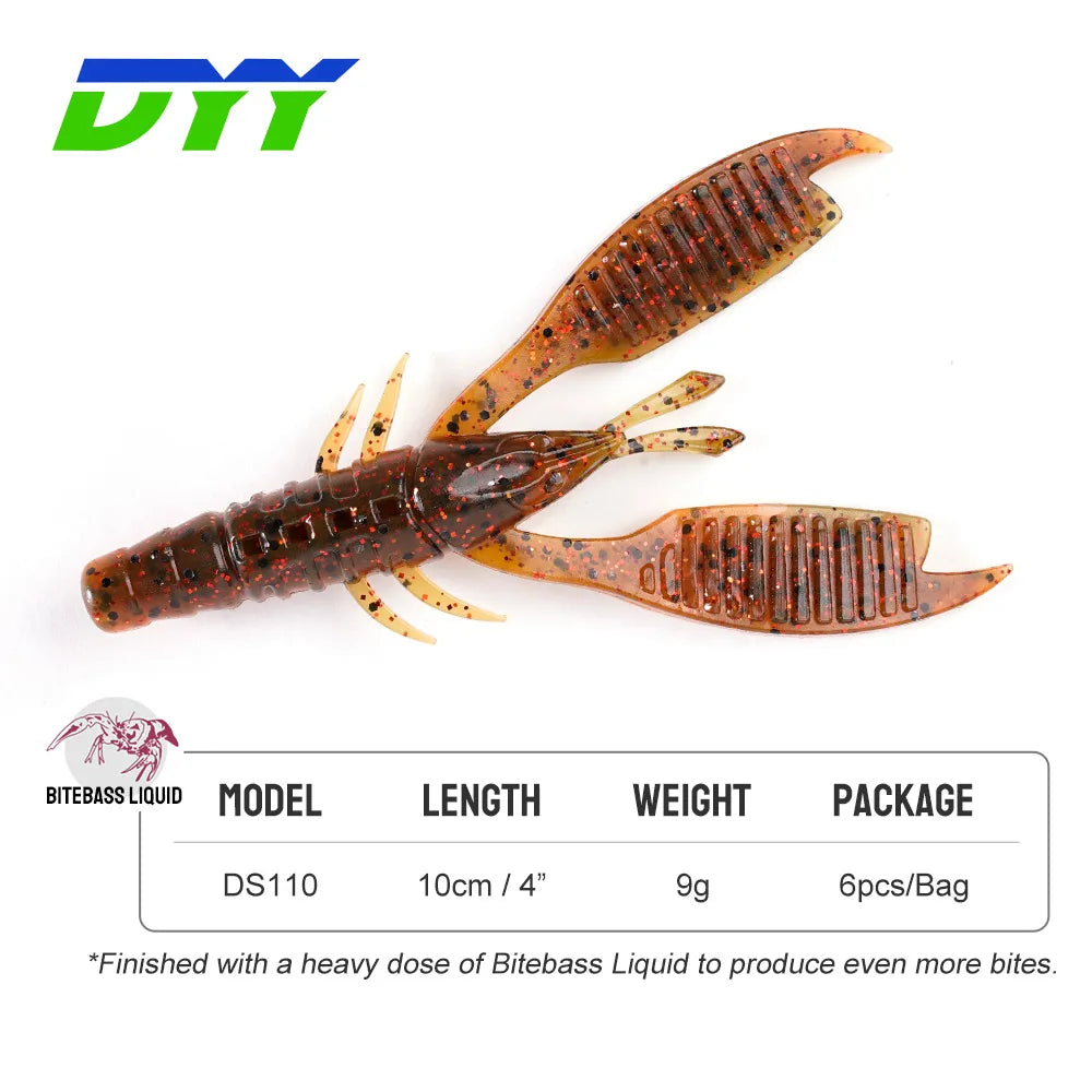 クロウフラッパー 10cm/9g 6本入り DYY / ディーワイワイ