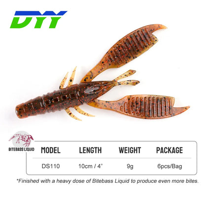クロウフラッパー 10cm/9g 6本入り DYY / ディーワイワイ