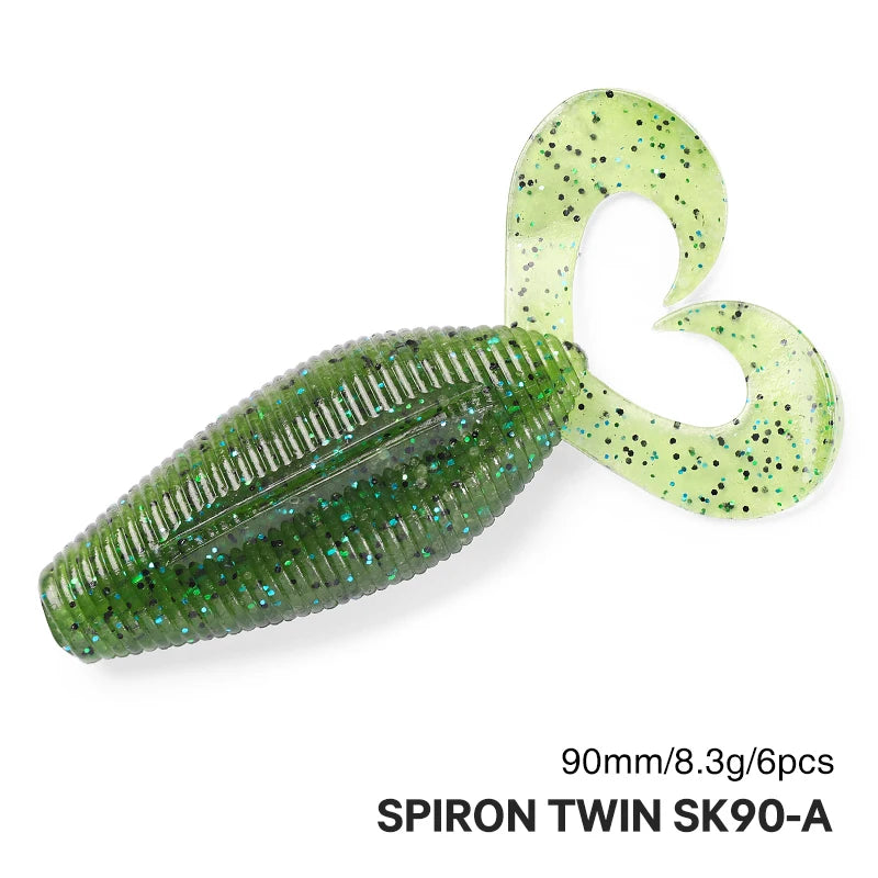 スパイロンツイン 90mm/8.5g 6本入り TSURINOYA / ツリノヤ