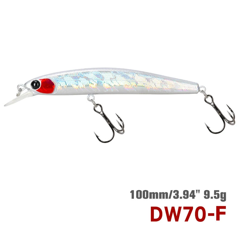 DW70 100SP サスペンドミノー 100mm/9.5g TSURINOYA / ツリノヤ