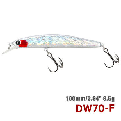 DW70 100SP サスペンドミノー 100mm/9.5g TSURINOYA / ツリノヤ