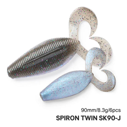スパイロンツイン 90mm/8.5g 6本入り TSURINOYA / ツリノヤ