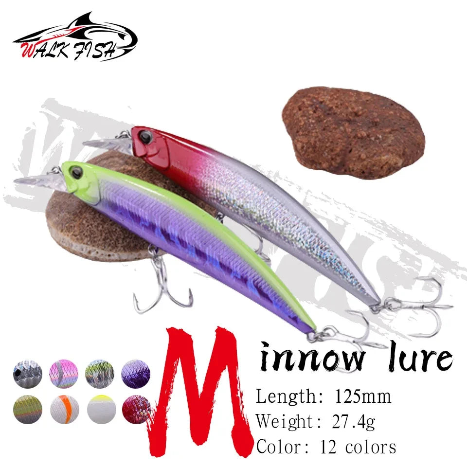シンキングミノー 125mm 27.4g WALK FISH / ウォークフィッシュ