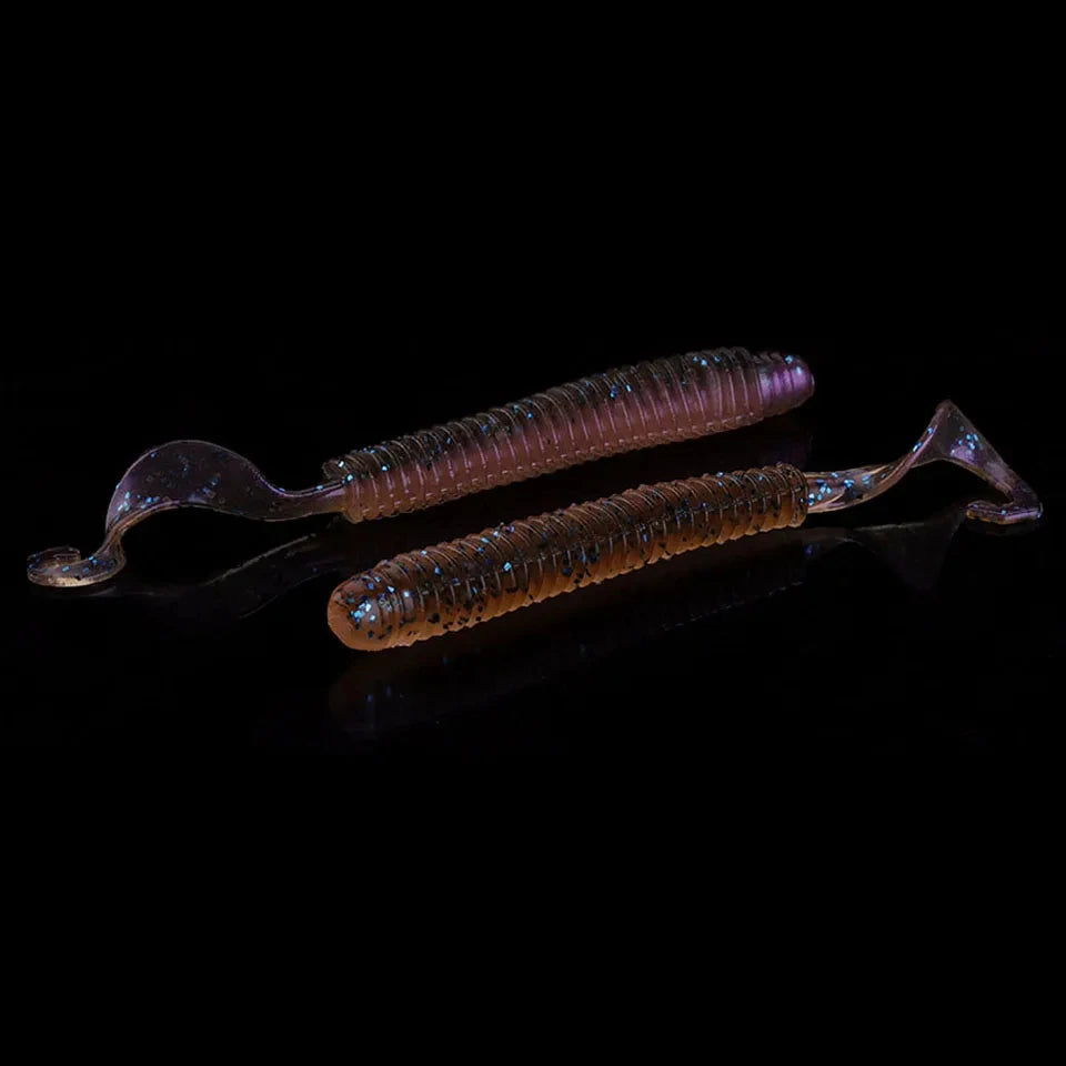ストレートワーム 6/8/10cm 塩入り WALK FISH / ウォークフィッシュ