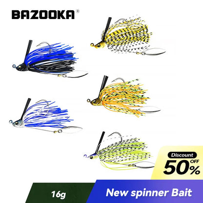 Bazooka メタルスピナージグ(リプロダクト) 3/8オンス（11g）/ 1/2オンス（13.5g）/ 9/16オンス（16g） 全5種