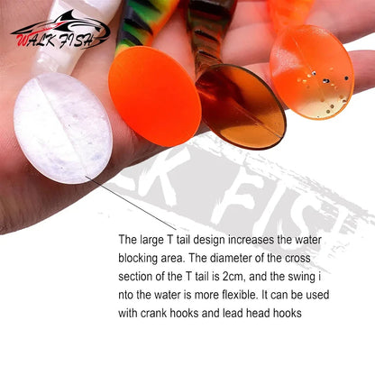 シャッドテールワーム 100mm 10.3g 3本入 WALK FISH / ウォークフィッシュ