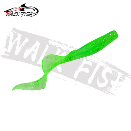 カーリーテールワーム 60/80mm 10本入 全11色 WALK FISH / ウォークフィッシュ