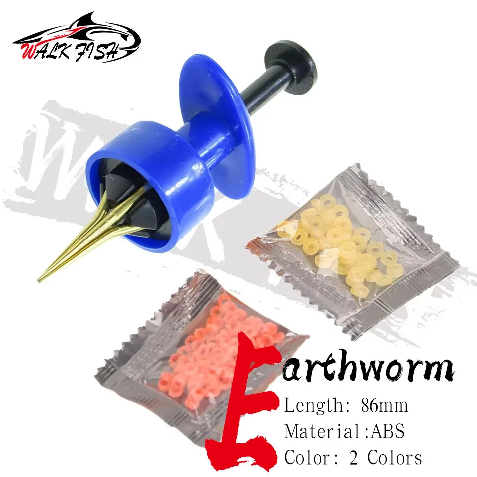 エサ付けクリップ 86mm ミミズ・アカムシ用 WALK FISH / ウォークフィッシュ