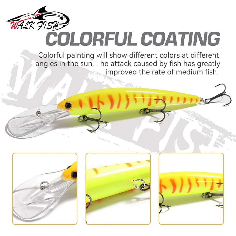 フローティングミノー 120mm 20g 深場トローリング WALK FISH / ウォークフィッシュ