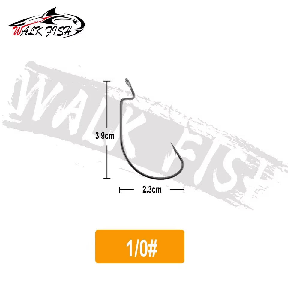 オフセットフック 2.3〜5.5cm 50本入 WALK FISH / ウォークフィッシュ