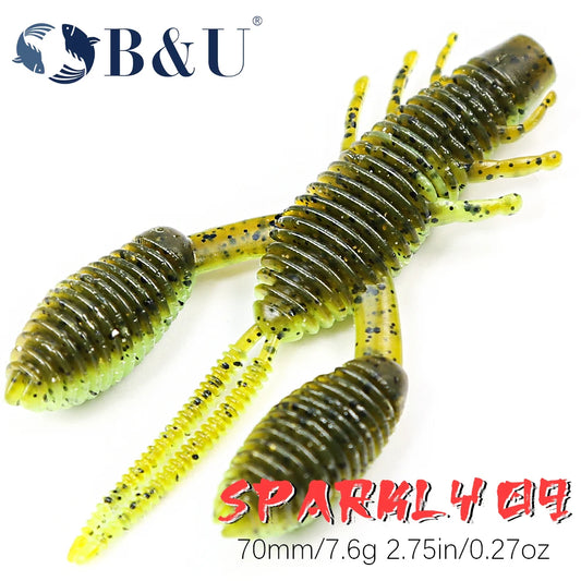 ベローズクロー 70mm/7.6g 4本入り B&U / ビーアンドユー