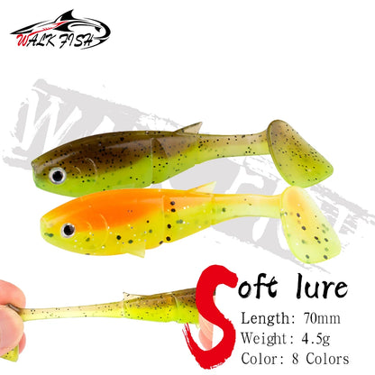 シャッドテールワーム 70mm 4.5g 6本入 WALK FISH / ウォークフィッシュ