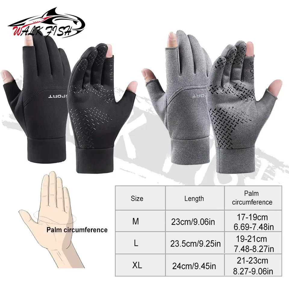 フィッシンググローブ 2本切れ フリース WALK FISH / ウォークフィッシュ