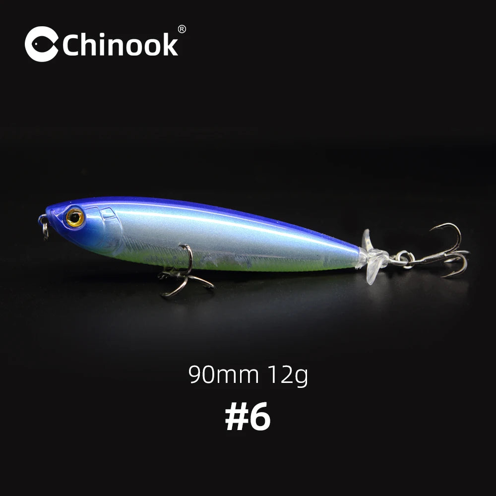 Chinook トップウォーターポッパー(リプロダクト) 7/16オンス（12g） 全6種 [フローティング]
