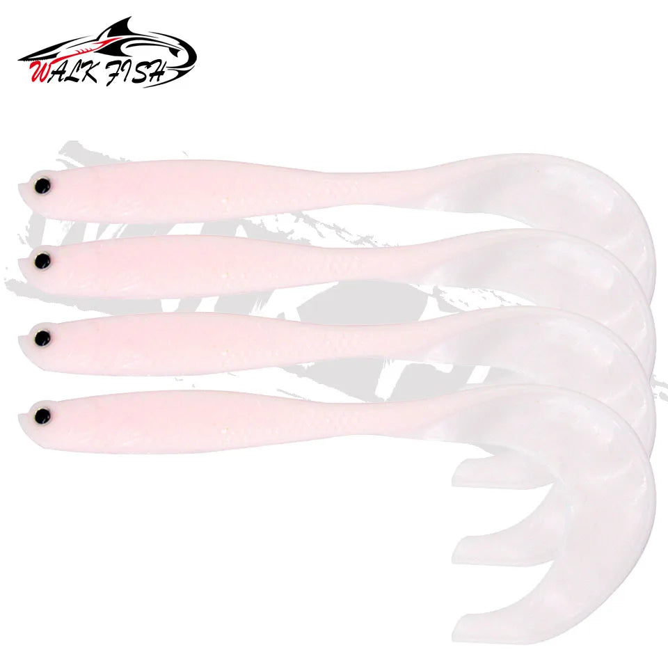 シャッドテールワーム 12.5cm 5.5g 4本入 全8色 WALK FISH / ウォークフィッシュ