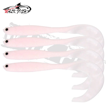 シャッドテールワーム 12.5cm 5.5g 4本入 全8色 WALK FISH / ウォークフィッシュ