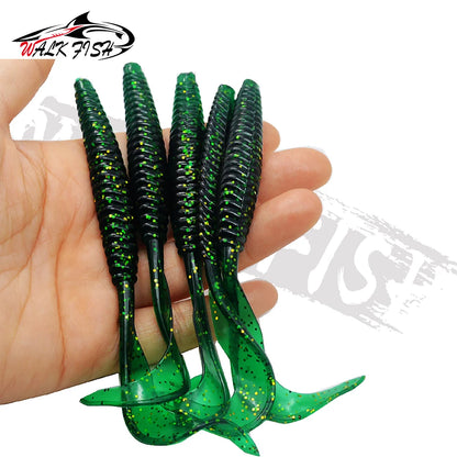 シングルテールワーム 130mm 6g 5本入 WALK FISH / ウォークフィッシュ