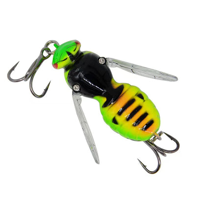 虫型トップウォーター 40mm 4.5g フローティング WALK FISH / ウォークフィッシュ