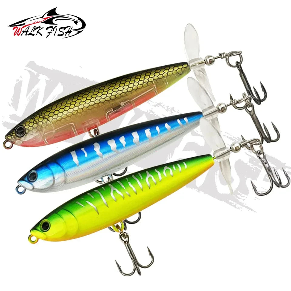 ウェイクベイト(ペラ付きペンシル) 80/100mm 7.5/12g WALK FISH / ウォークフィッシュ