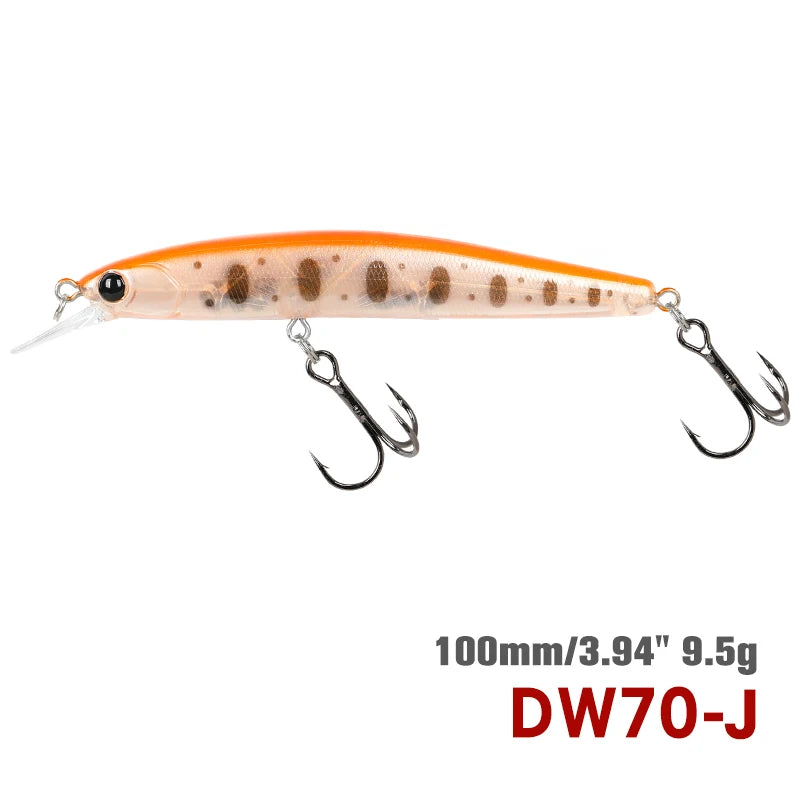 DW70 100SP サスペンドミノー 100mm/9.5g TSURINOYA / ツリノヤ