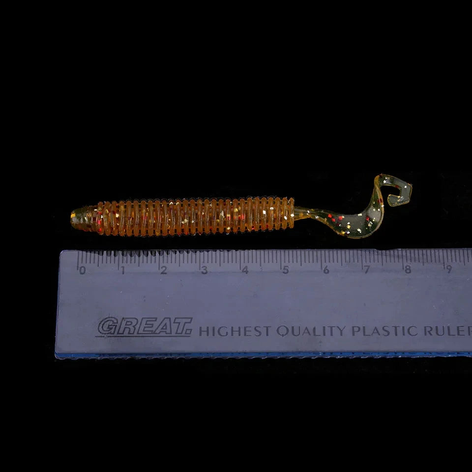 ストレートワーム 6/8/10cm 塩入り WALK FISH / ウォークフィッシュ