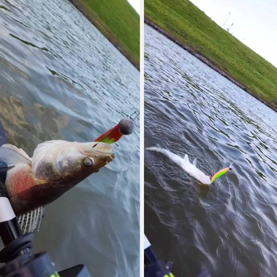 スプリットテールワーム 180mm 18g フローティング 3本入 WALK FISH / ウォークフィッシュ