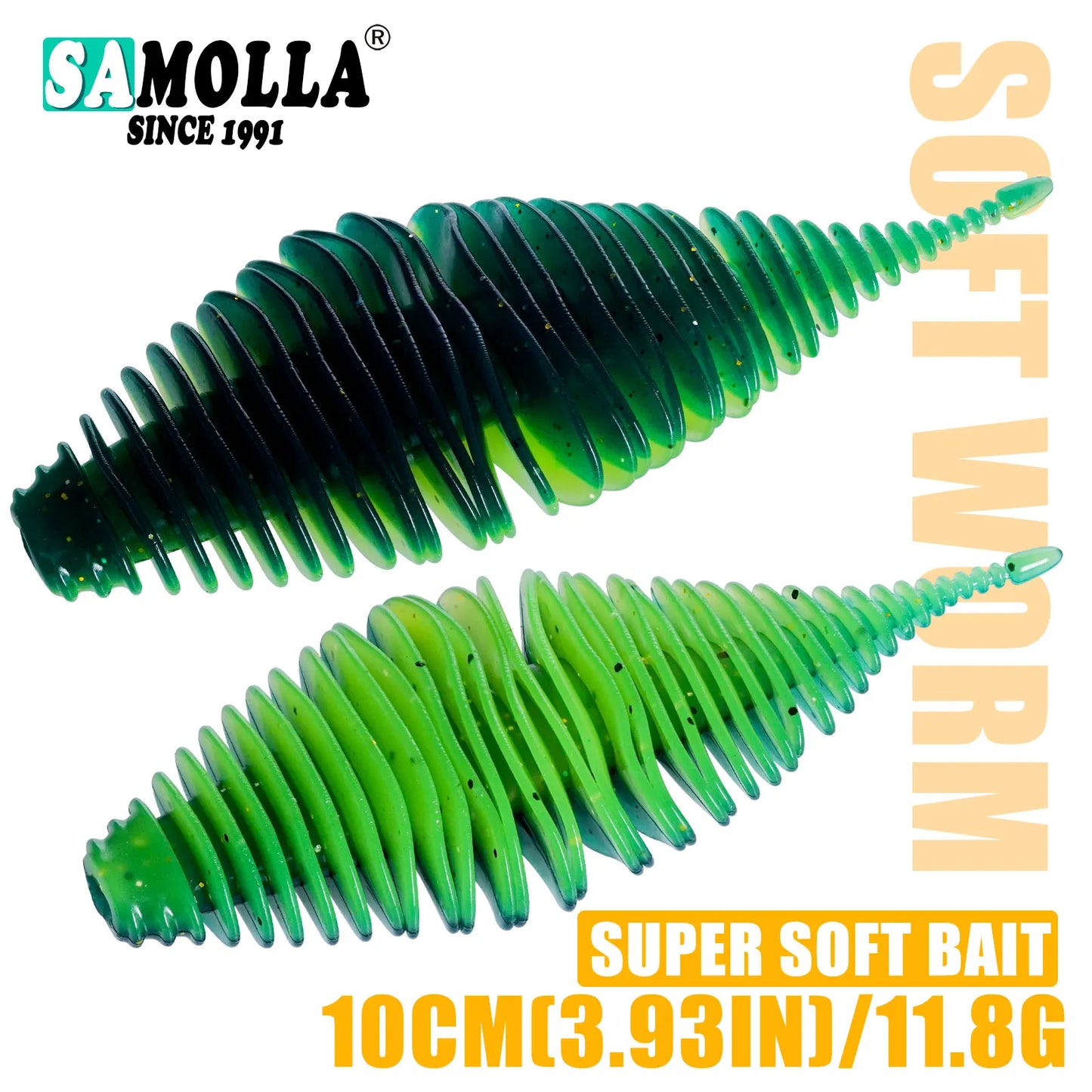 SAMOLLA ワーム(リプロダクト) 2.4インチ / 3.9インチ 全12種
