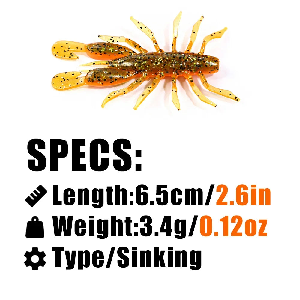 クロウバグ 65mm/3.4g 6本入り B&U / ビーアンドユー