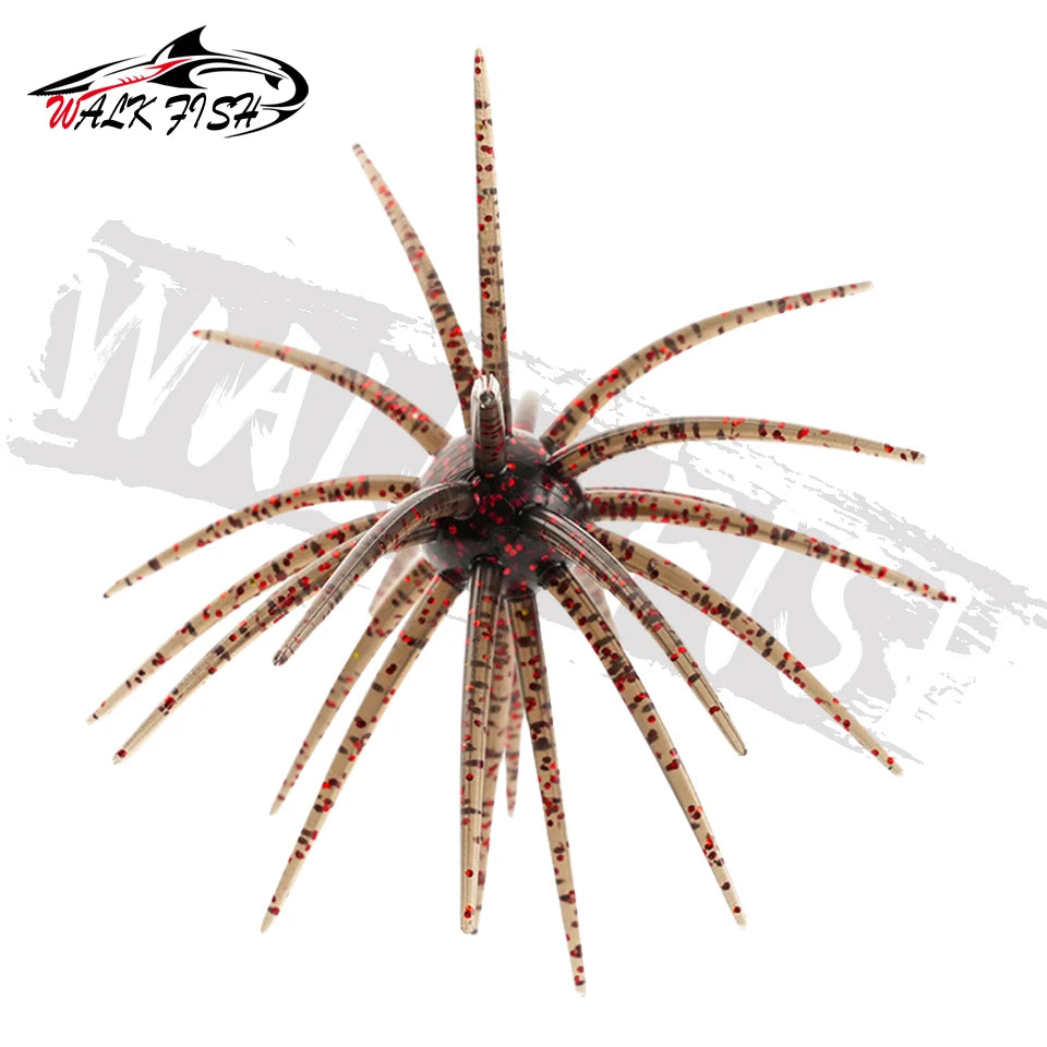 ウニ型ワーム 110mm 9g TPE 3個入 全20色 WALK FISH / ウォークフィッシュ