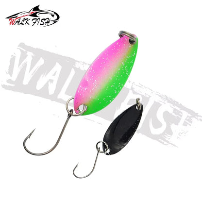 スプーン 33mm 3g 両面カラー WALK FISH / ウォークフィッシュ
