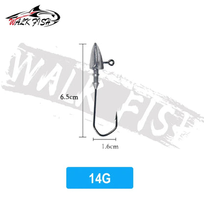 三角ヘッドジグヘッド 3.5〜20g 5個入 WALK FISH / ウォークフィッシュ