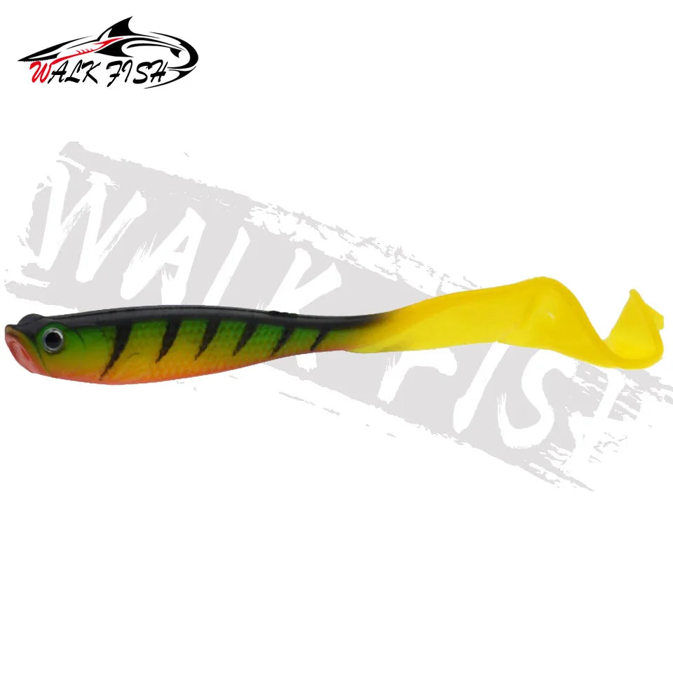 シャッドテールワーム 12.5cm 5.5g 4本入 全8色 WALK FISH / ウォークフィッシュ