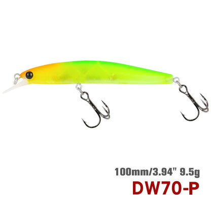 DW70 100SP サスペンドミノー 100mm/9.5g TSURINOYA / ツリノヤ