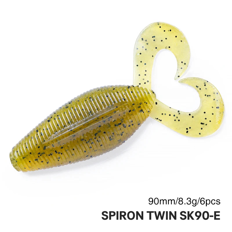 スパイロンツイン 90mm/8.5g 6本入り TSURINOYA / ツリノヤ