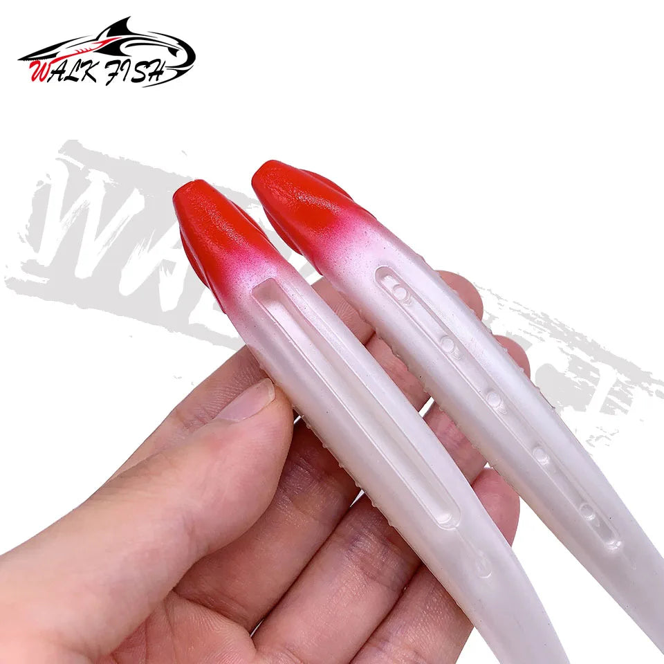 スプリットテールワーム 170mm 15.5g 3本入 全6色 WALK FISH / ウォークフィッシュ