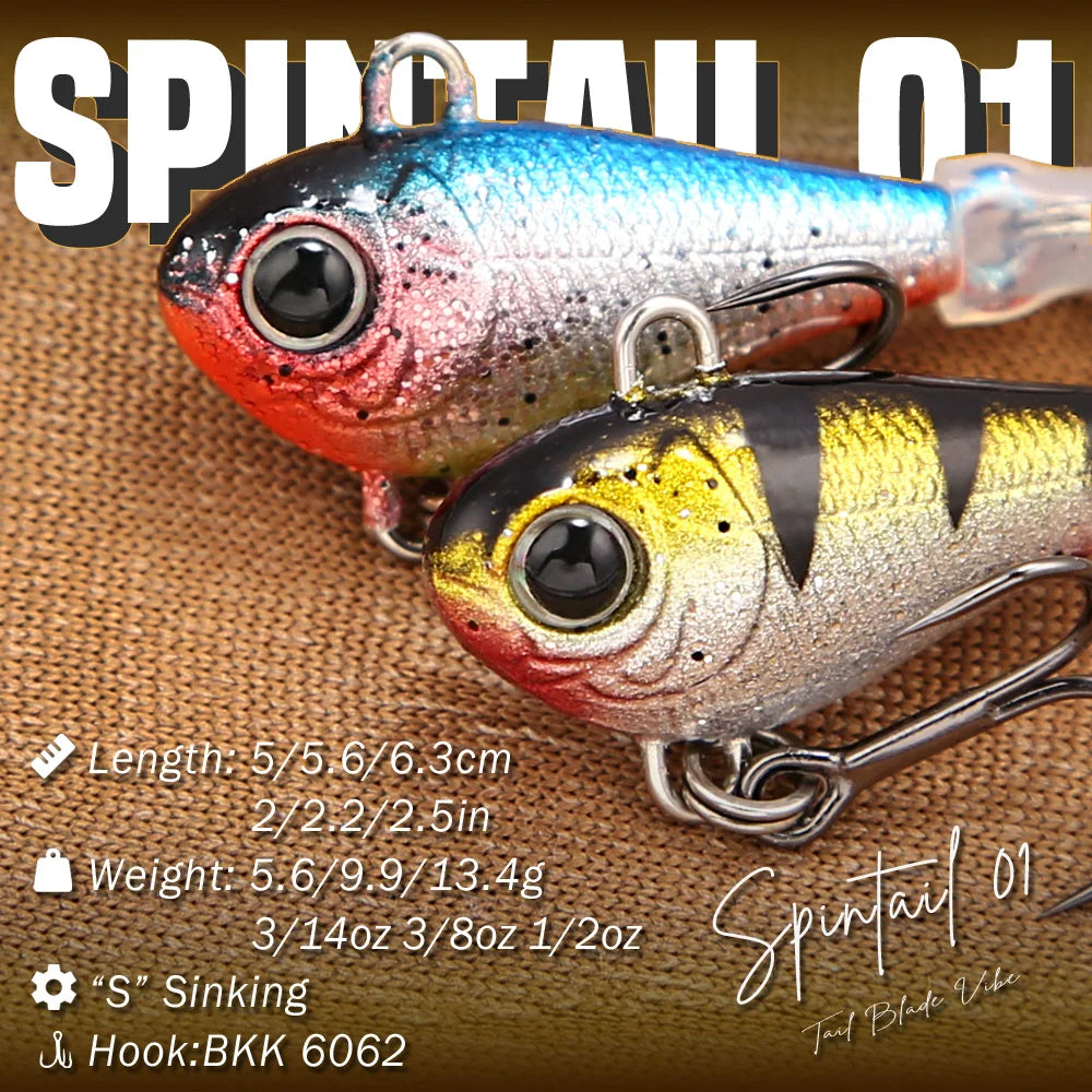 スピンテール01 5.6g/9.9g/13.4g B&U / ビーアンドユー