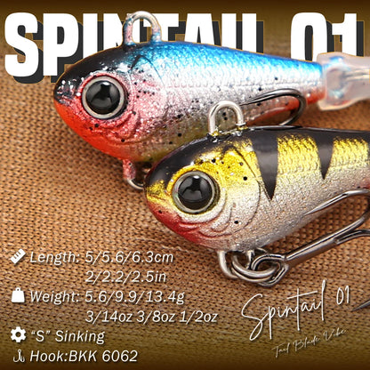 スピンテール01 5.6g/9.9g/13.4g B&U / ビーアンドユー