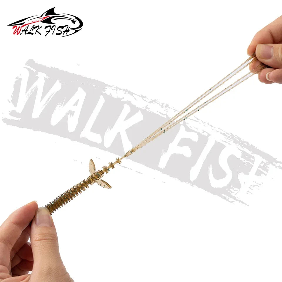 シュリンプワーム 80mm 3g 10本入 WALK FISH / ウォークフィッシュ