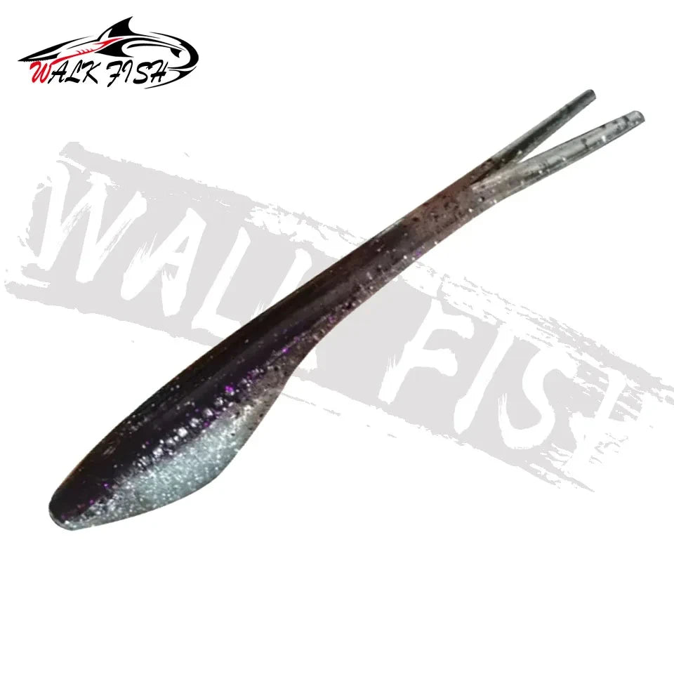 スプリットテールワーム 120mm 10g フローティング 5本入 WALK FISH / ウォークフィッシュ