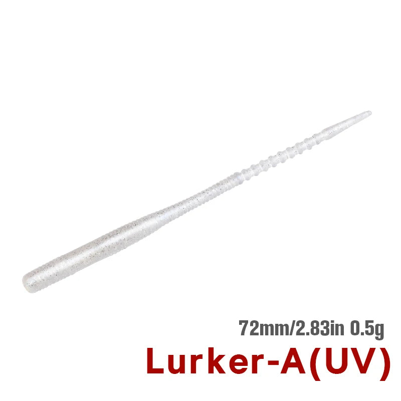 ラーカー アジング・メバリングワーム 72mm/0.5g 12本入り TSURINOYA / ツリノヤ