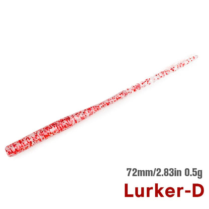 ラーカー アジング・メバリングワーム 72mm/0.5g 12本入り TSURINOYA / ツリノヤ