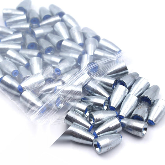 カーボンスチール シンカー 25個入り 1/8オンス（3.5g）〜3/4オンス（20g） 全6重量