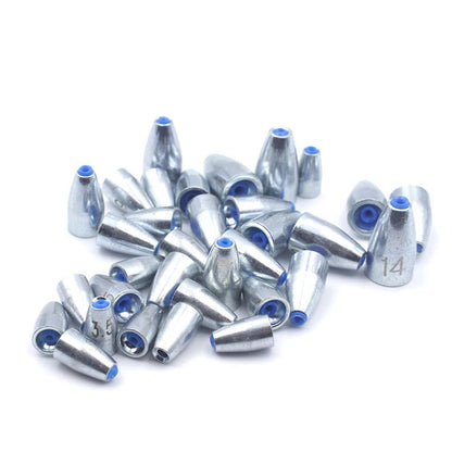 カーボンスチール シンカー 25個入り 1/8オンス（3.5g）〜3/4オンス（20g） 全6重量
