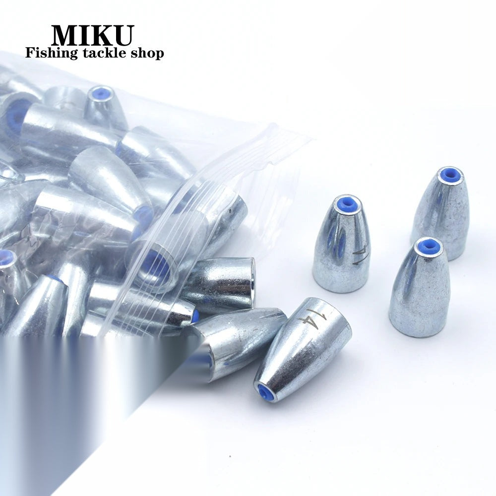 カーボンスチール シンカー 25個入り 1/8オンス（3.5g）〜3/4オンス（20g） 全6重量